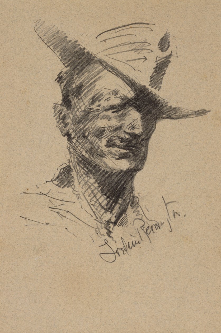 Autoritratto da Frederic Remington
