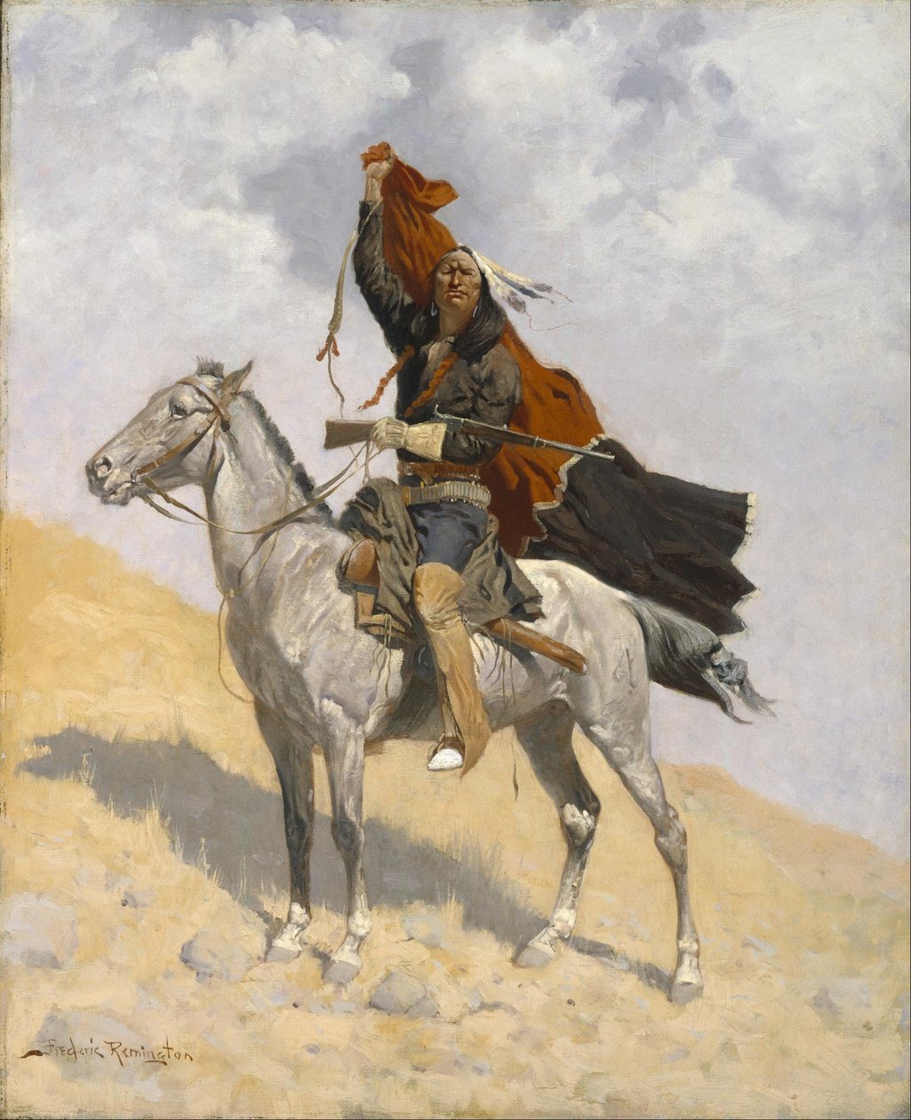 Il segnale della coperta da Frederic Remington