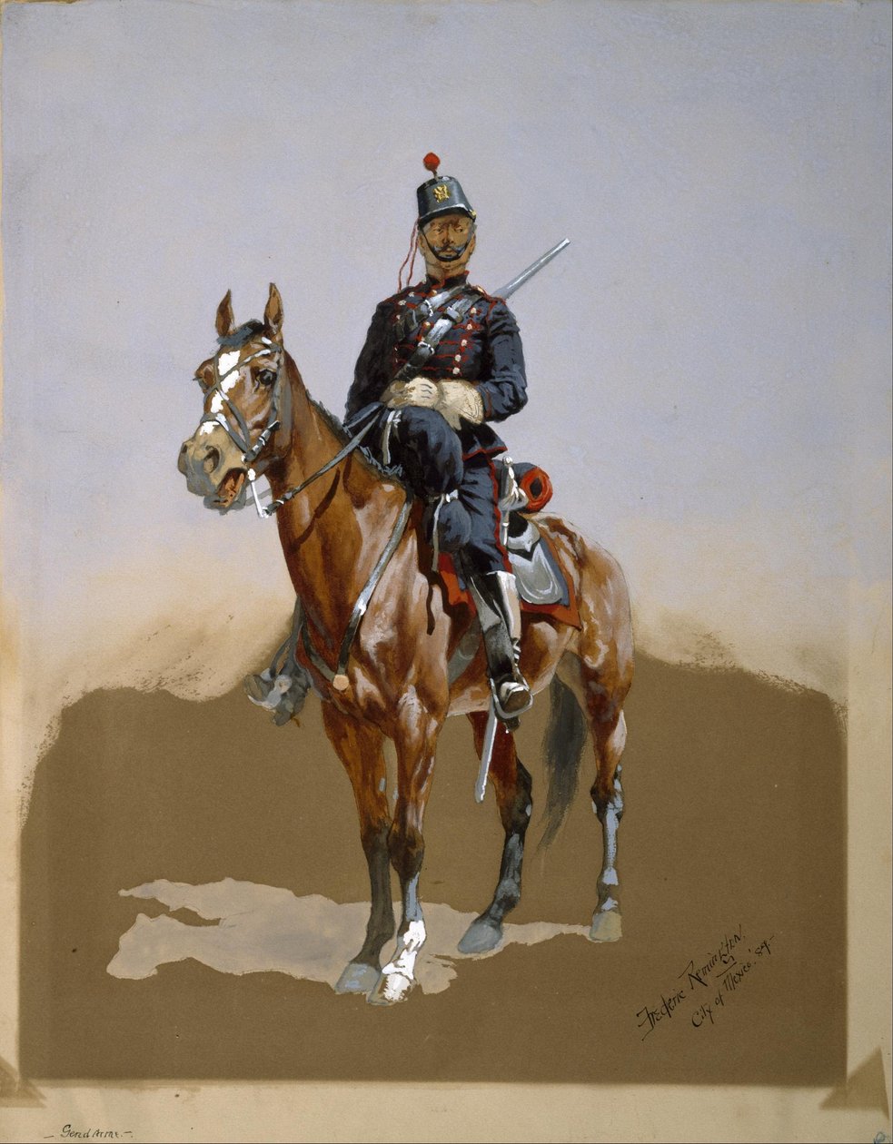 Il gendarme da Frederic Remington