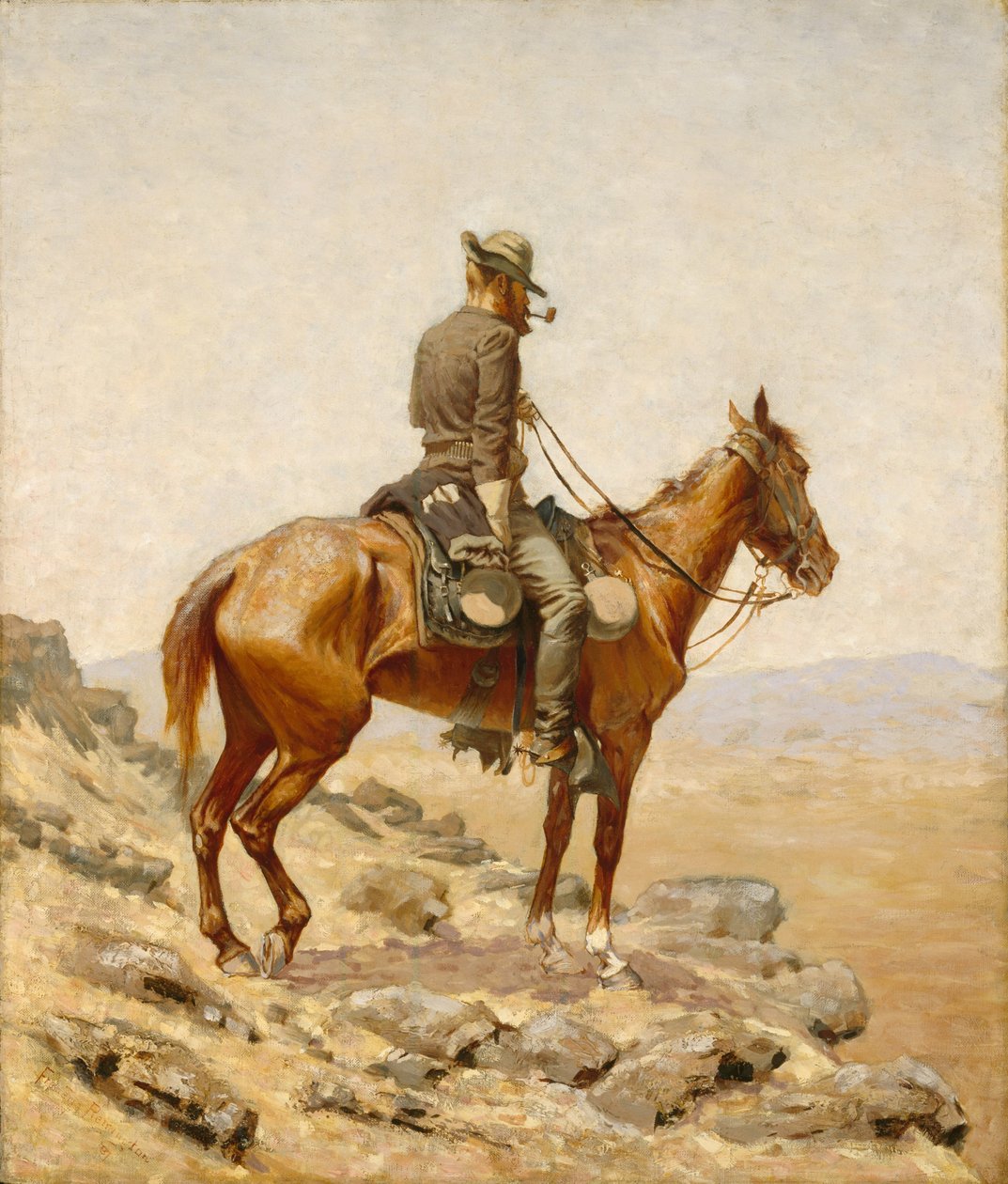 La vedetta da Frederic Remington