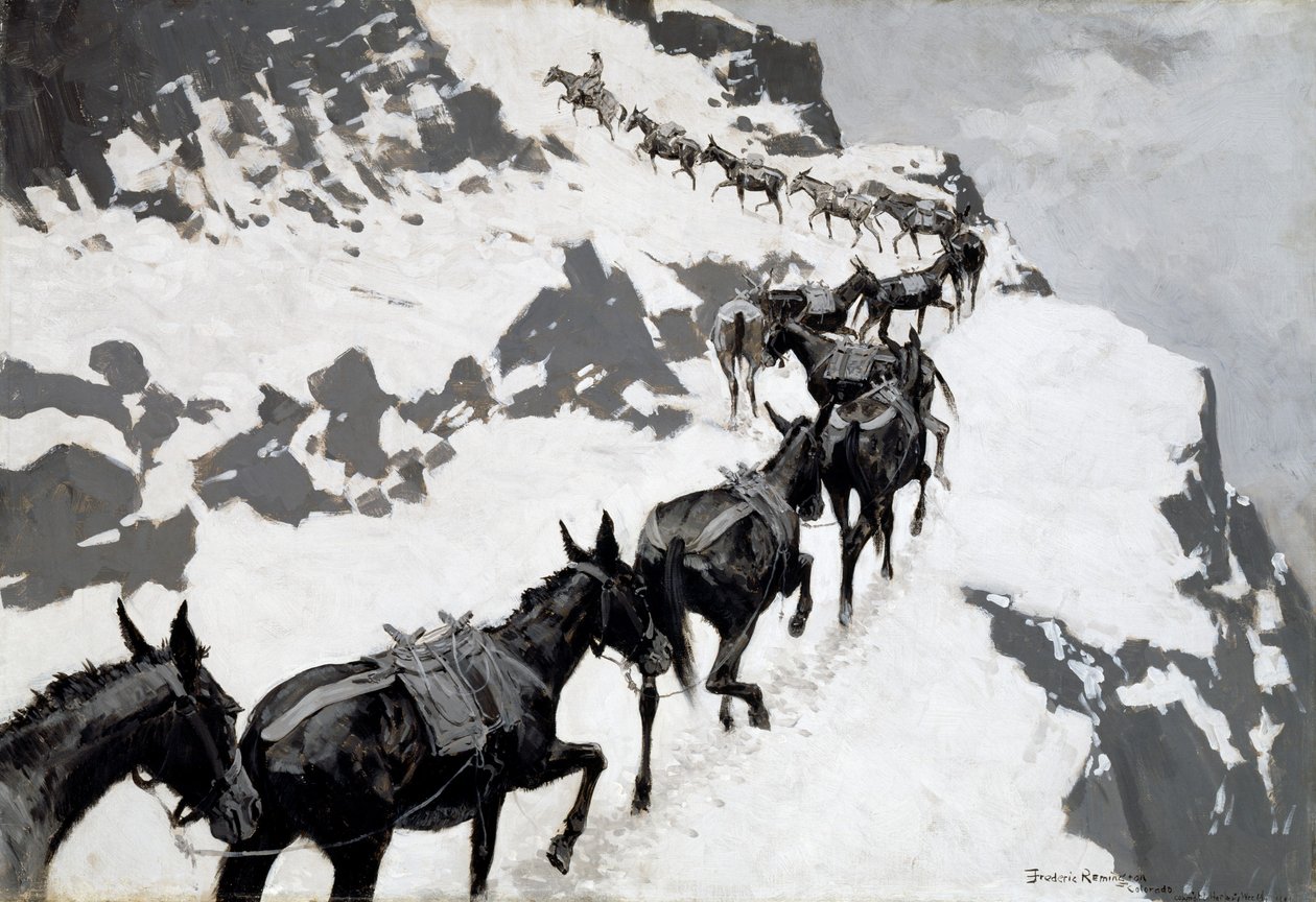 Il pacchetto Mule da Frederic Remington