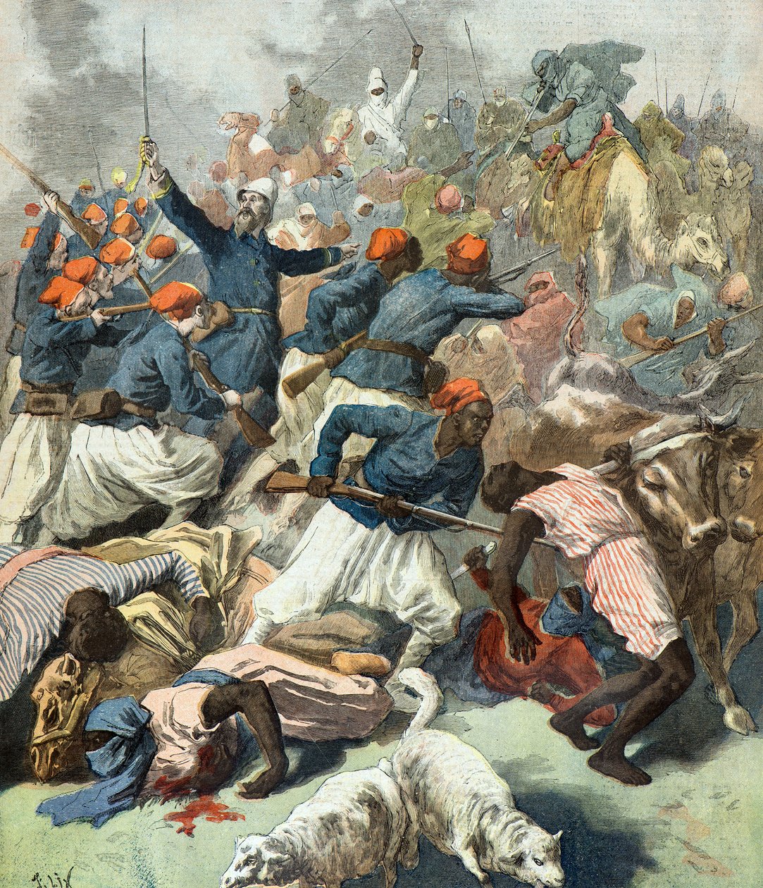 Operazione militare guidata da Joffre da Frederic Theodore Lix