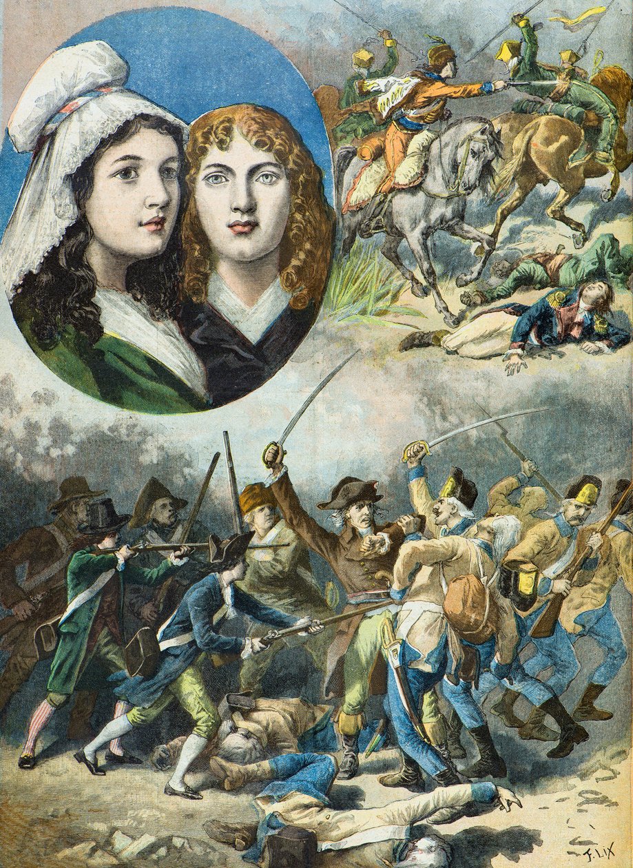 Le sorelle Felicite e Teofilo De Fernig da Frederic Theodore Lix