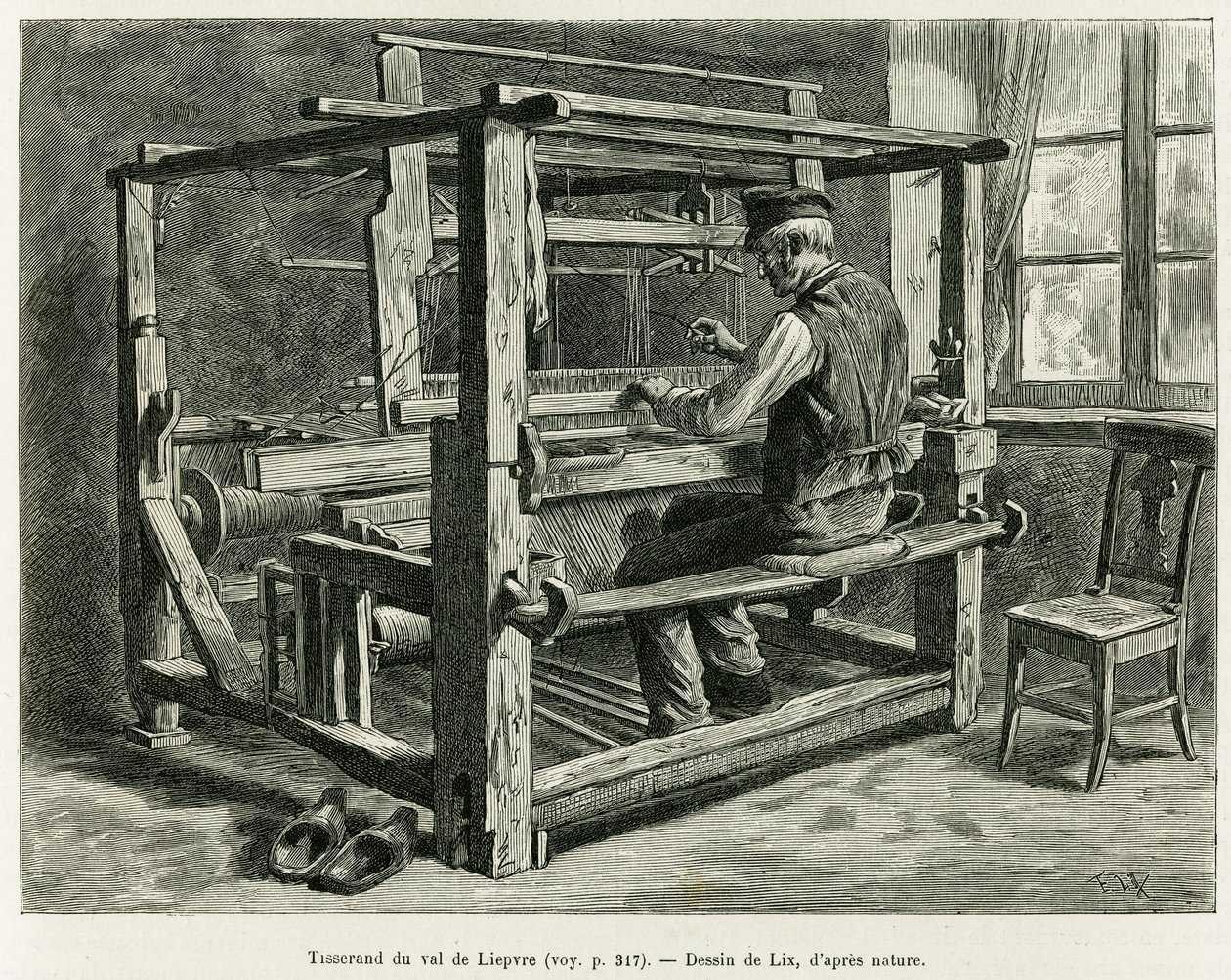 Tessitore della Valle di Liepvre da Frederic Theodore Lix