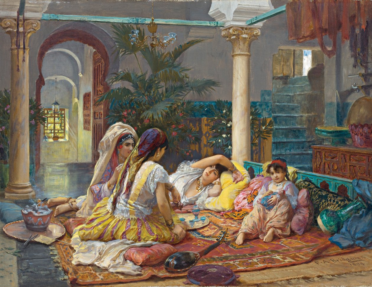 Nel harem da Frederick Arthur Bridgman