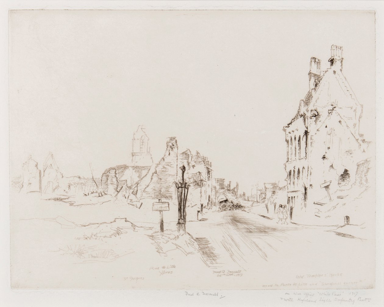 Ypres, 26 dicembre 1917 da Frederick Arthur Farrell