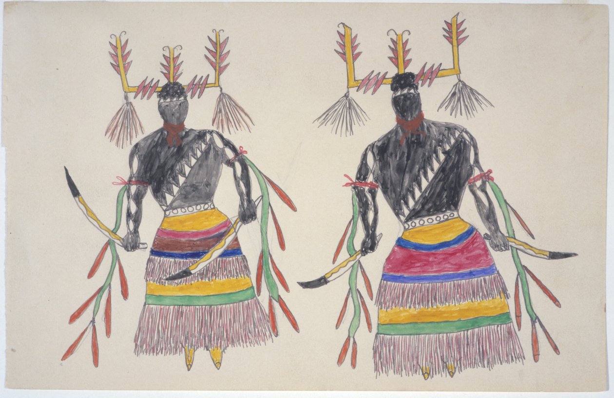 Due uomini in costume da Frederick Gokliz