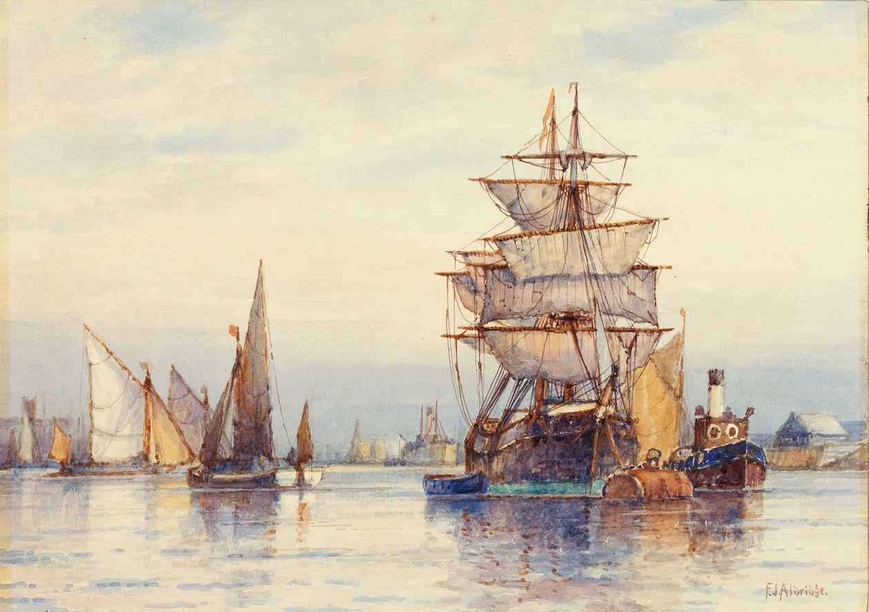 Sul Tamigi da Frederick James Aldridge
