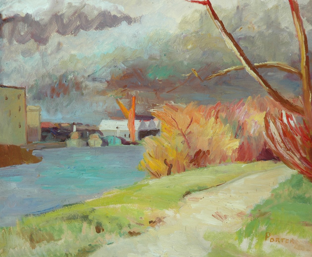 Il fiume a Kew da Frederick James Porter