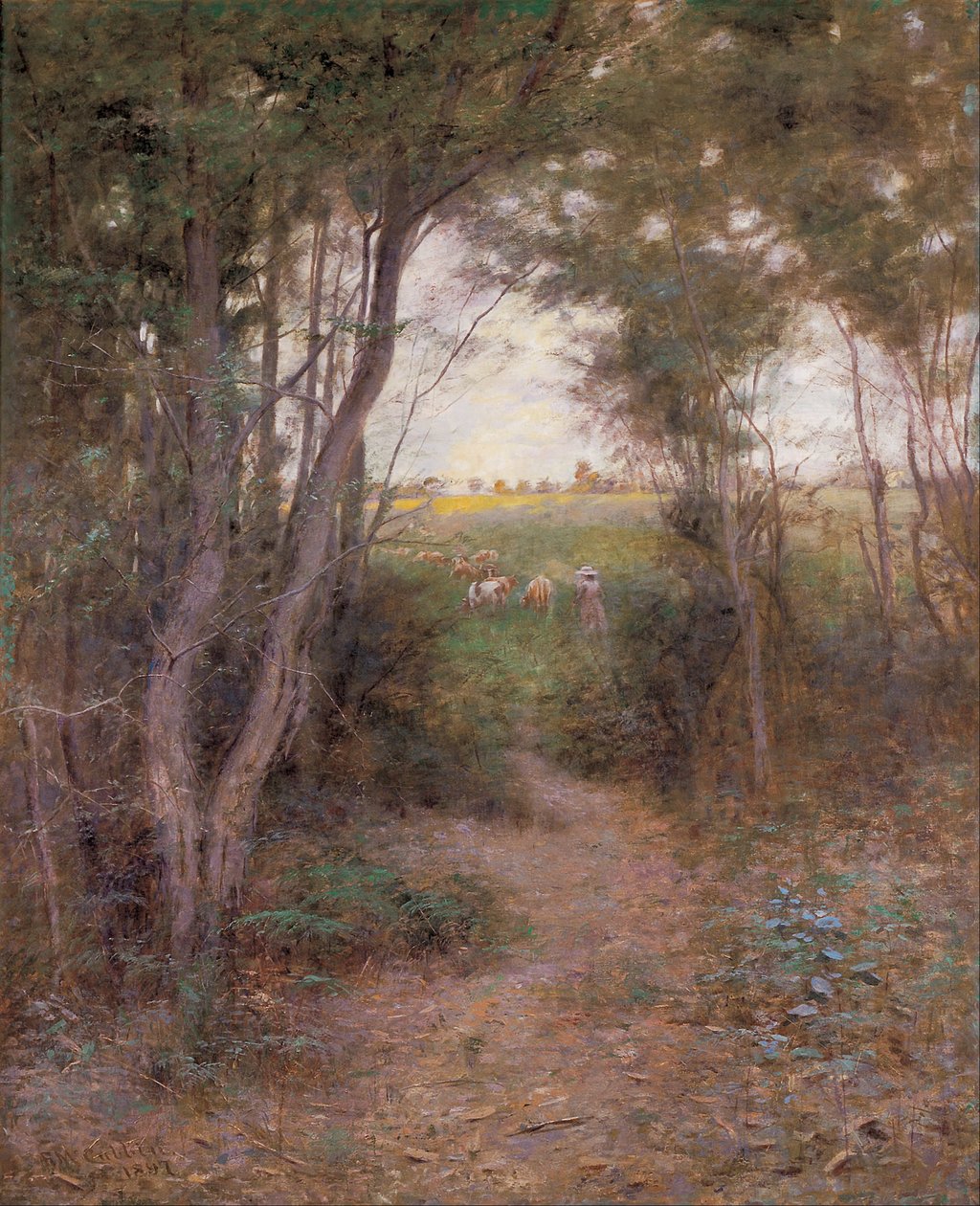 Un boschetto di ti-tree da Frederick McCubbin