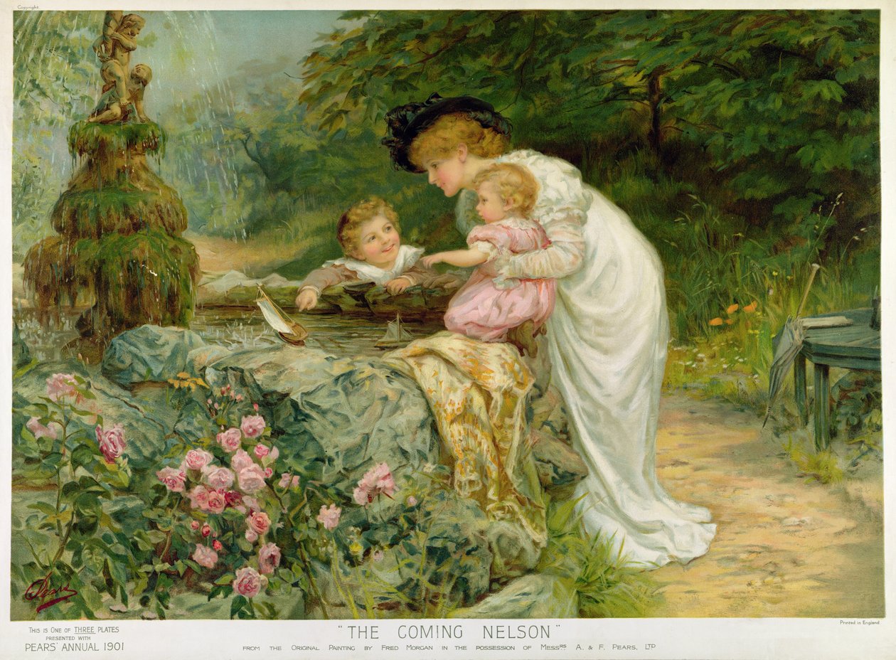Il futuro Nelson, dal Pears Annual, 1901 da Frederick Morgan