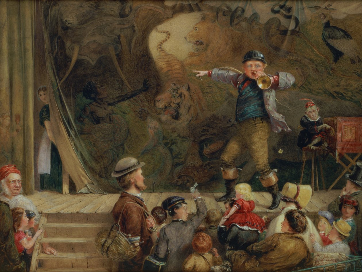 La menagerie itinerante, 1872 da Frederick Piercy