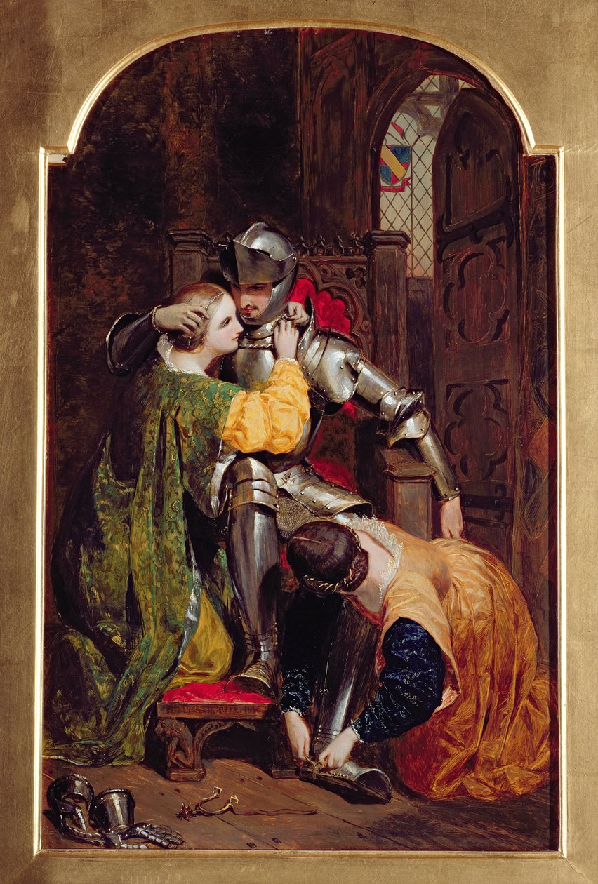 Il ritorno del cavaliere (Il ritorno del crociato), 1846 da Frederick Richard Pickersgill