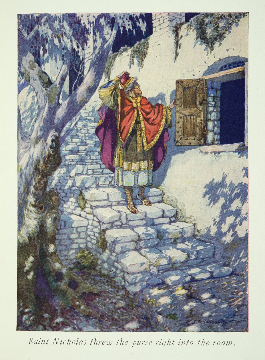 Illustrazione da Una visita alla terra di Babbo Natale da Frederick Richardson