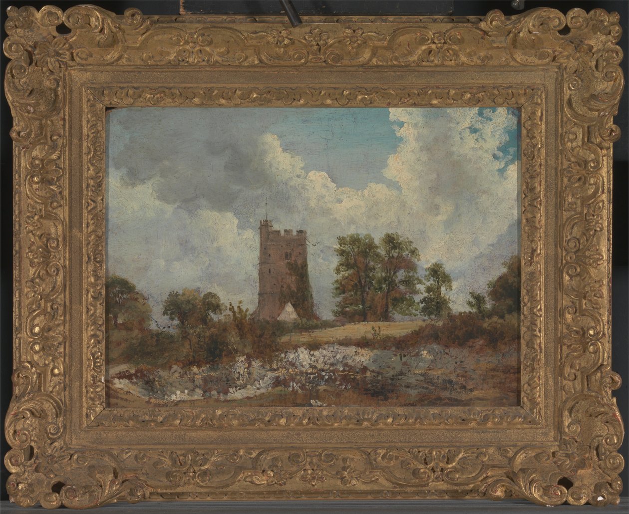 Paesaggio con una chiesa da George Frederick Watts