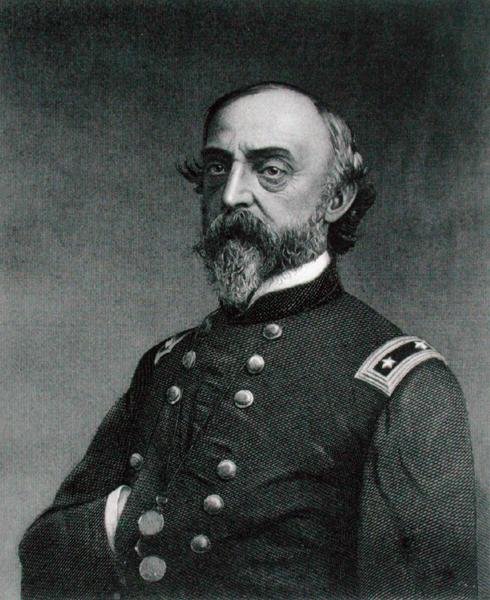 George Gordon Meade (1815-72) inciso da Robert E. Whitechurch (1814-c.83) dopo una fotografia da Frederick (after) Gutekunst