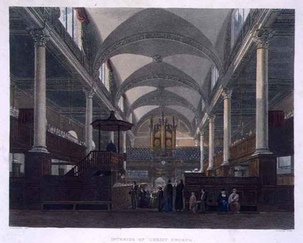 Interno della Chiesa di Cristo, da 