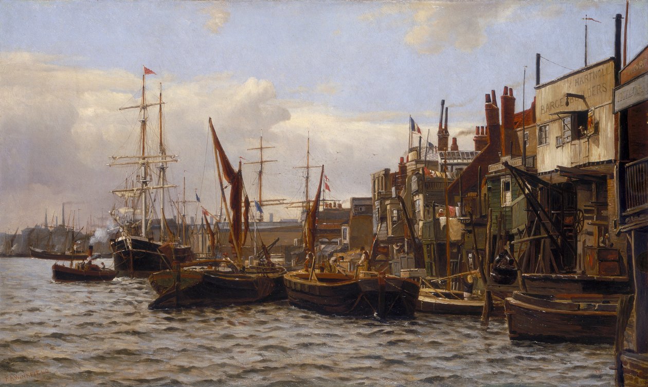 Il Fiume a Limehouse da Frederick A Winkfield
