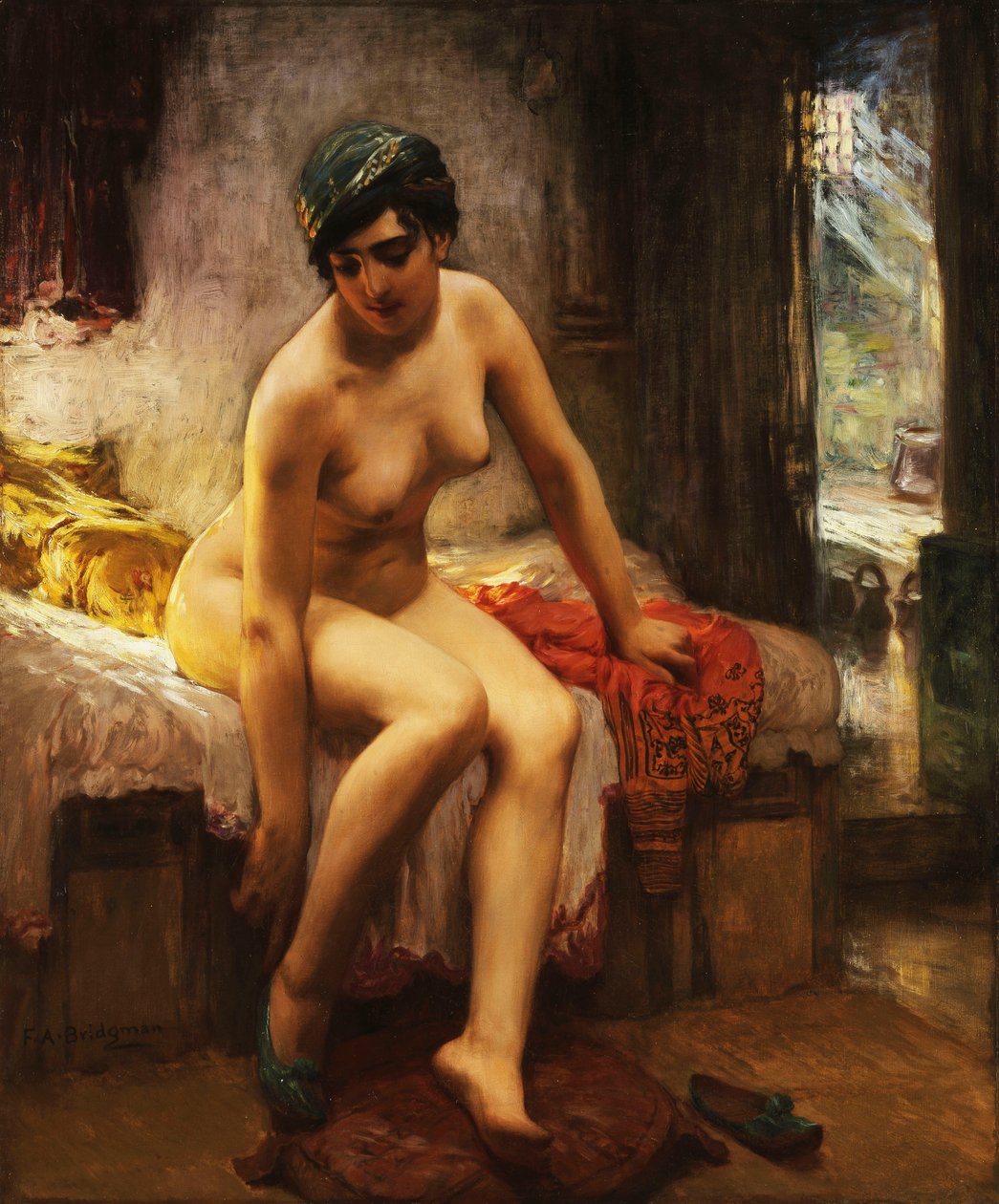 Una Prostituta Algerina da Frederick Arthur Bridgman