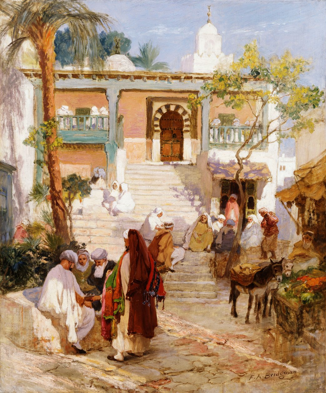 Al souk da Frederick Arthur Bridgman
