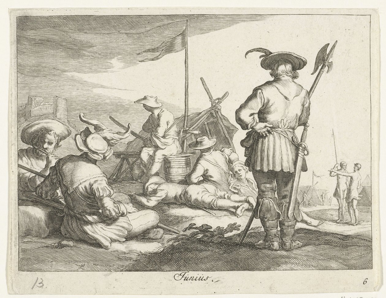 Il mese di giugno da Frederick Bloemaert