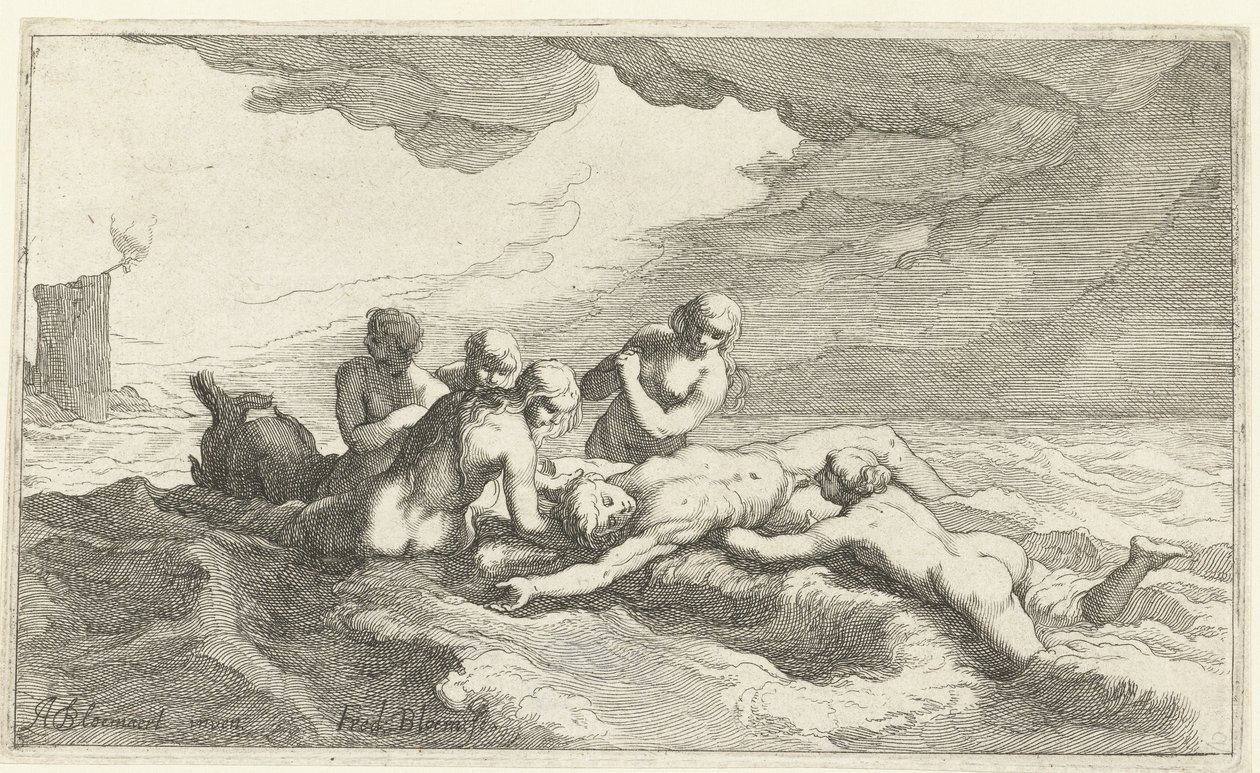 Ero e Leandro da Frederick Bloemaert
