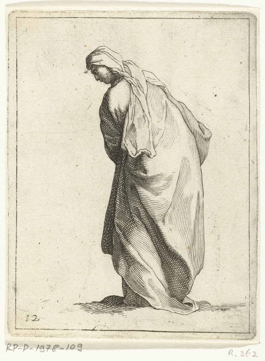 Donna che cammina da Frederick Bloemaert