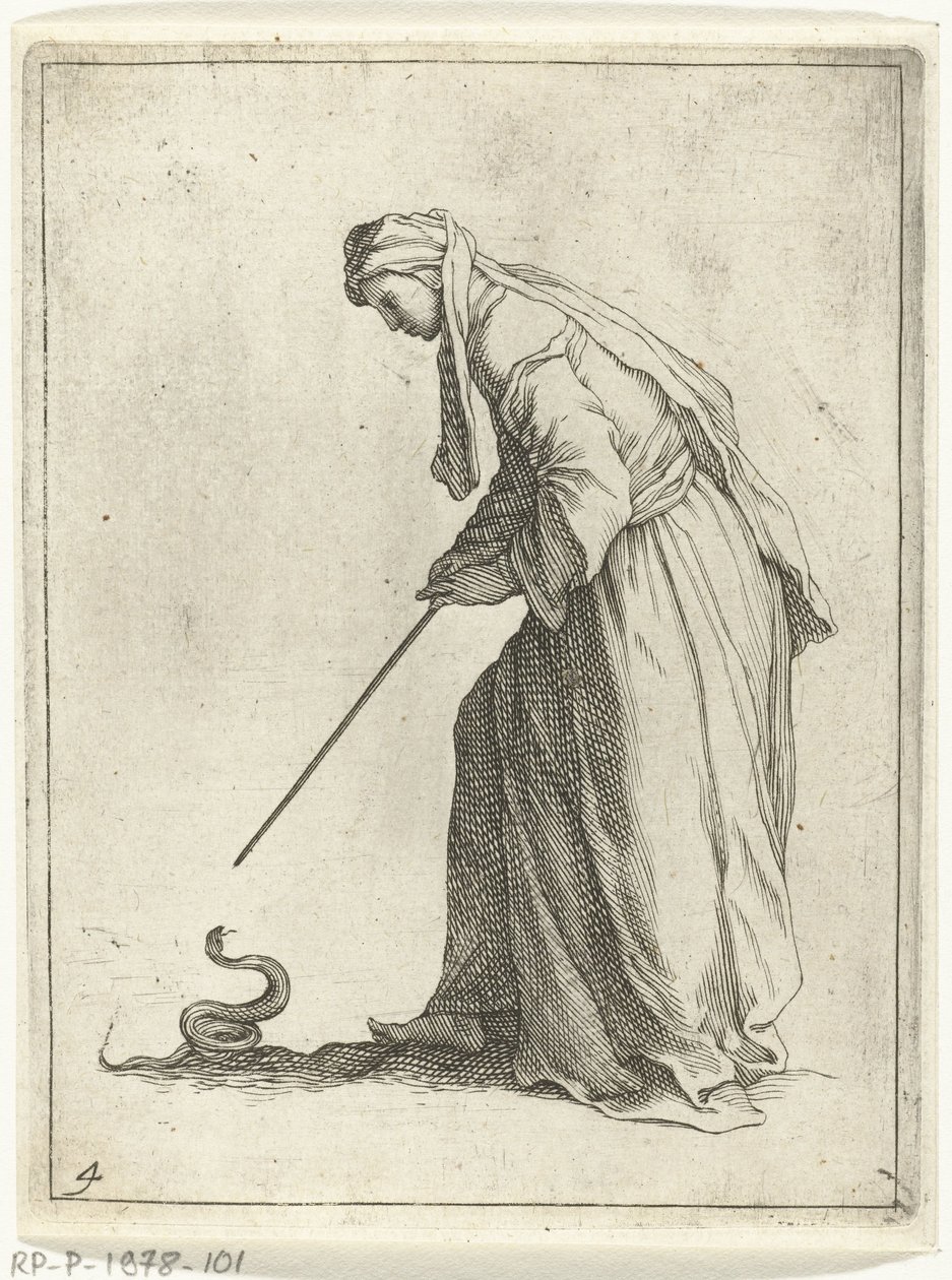Donna con un serpente da Frederick Bloemaert