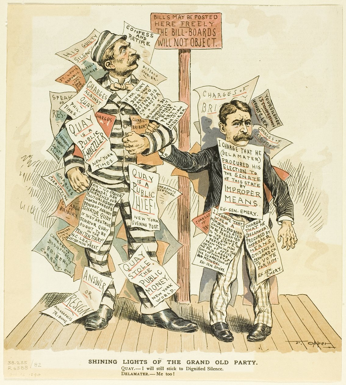Le luci del Grand Old Party da Frederick Burr Opper