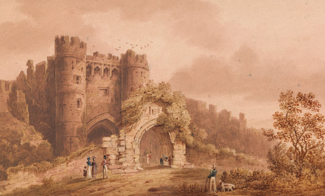 Castello di Carisbrook, Isola di Wight da Frederick Calvert