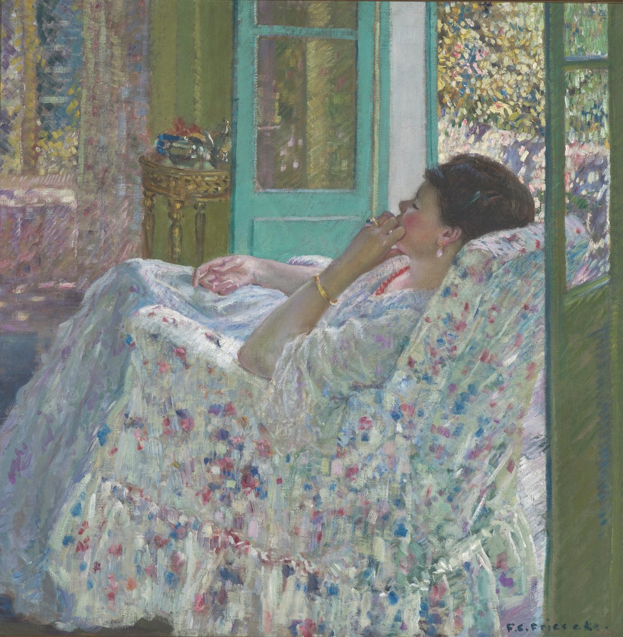 Pomeriggio - Stanza gialla da Frederick Carl Frieseke