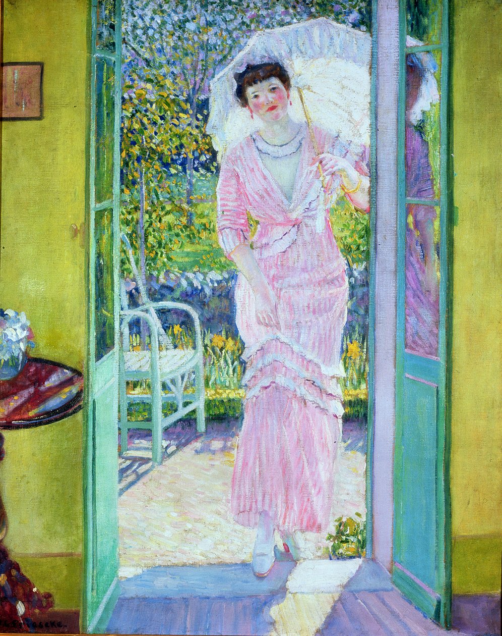 Buongiorno, 1912-13 circa (olio su tela) da Frederick Carl Frieseke