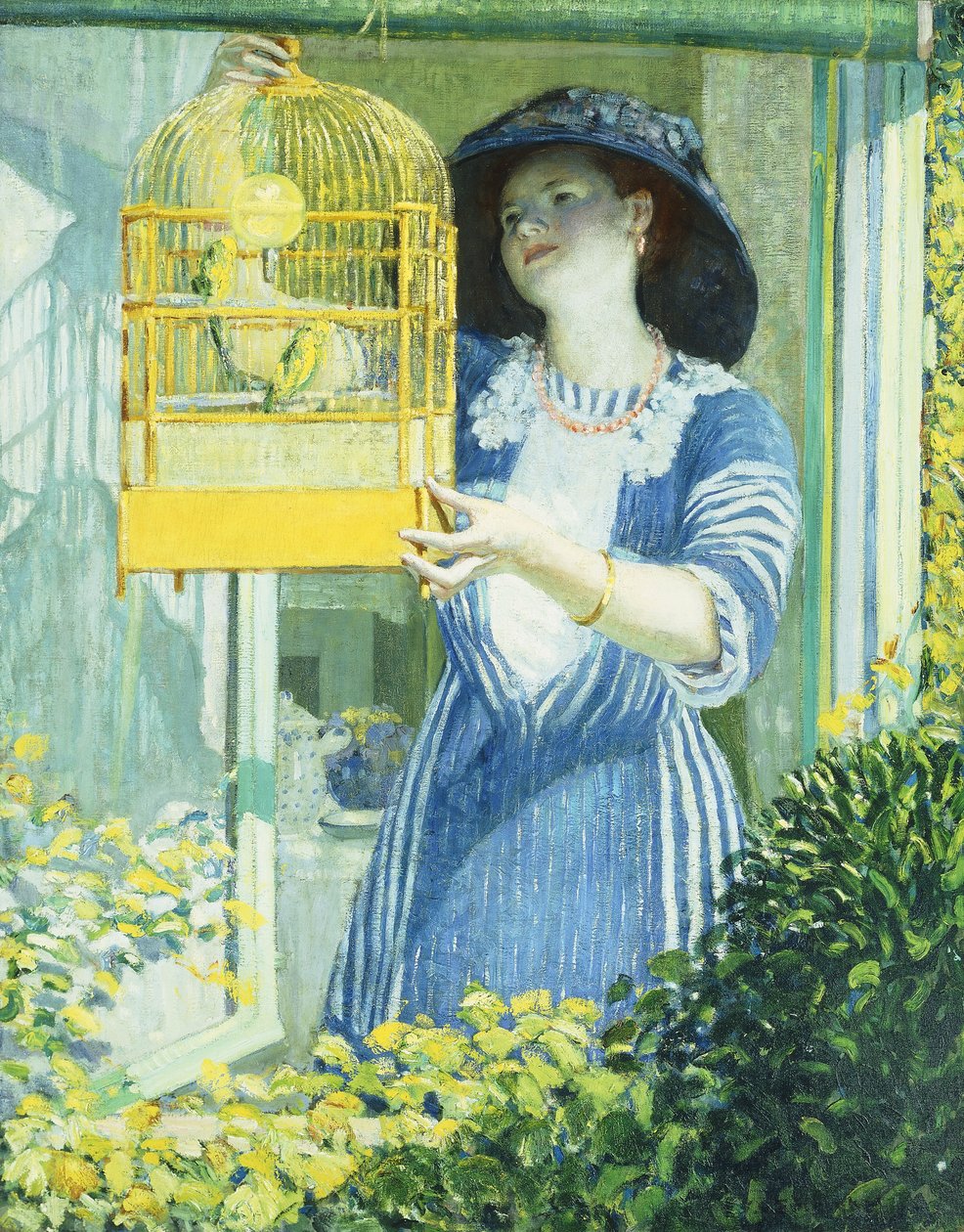 La finestra aperta da Frederick Carl Frieseke