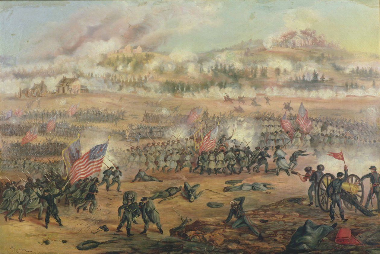 La battaglia di Fredericksburg del 13 dicembre 1862 da Frederick Cavada