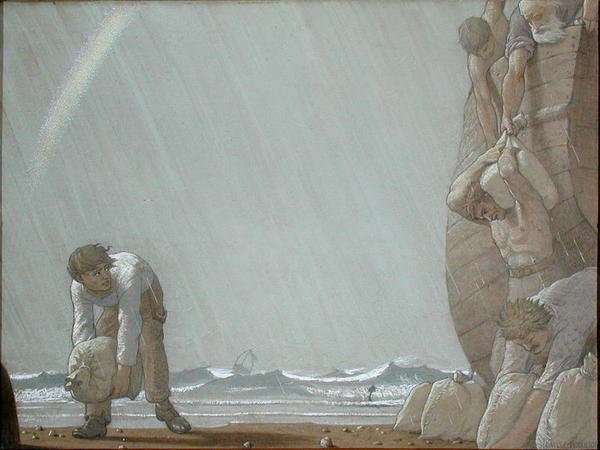 Commercianti in mare da Frederick Cayley Robinson