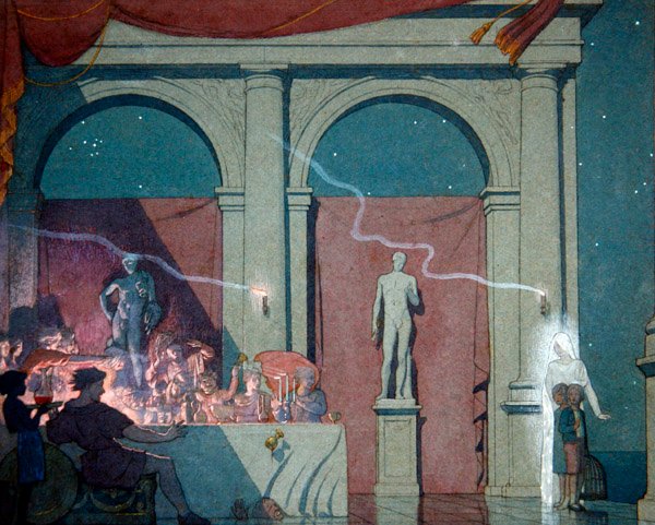 Tyltyl gira il diamante, illustrazione dall