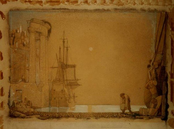 Scarico del carico da Frederick Cayley Robinson