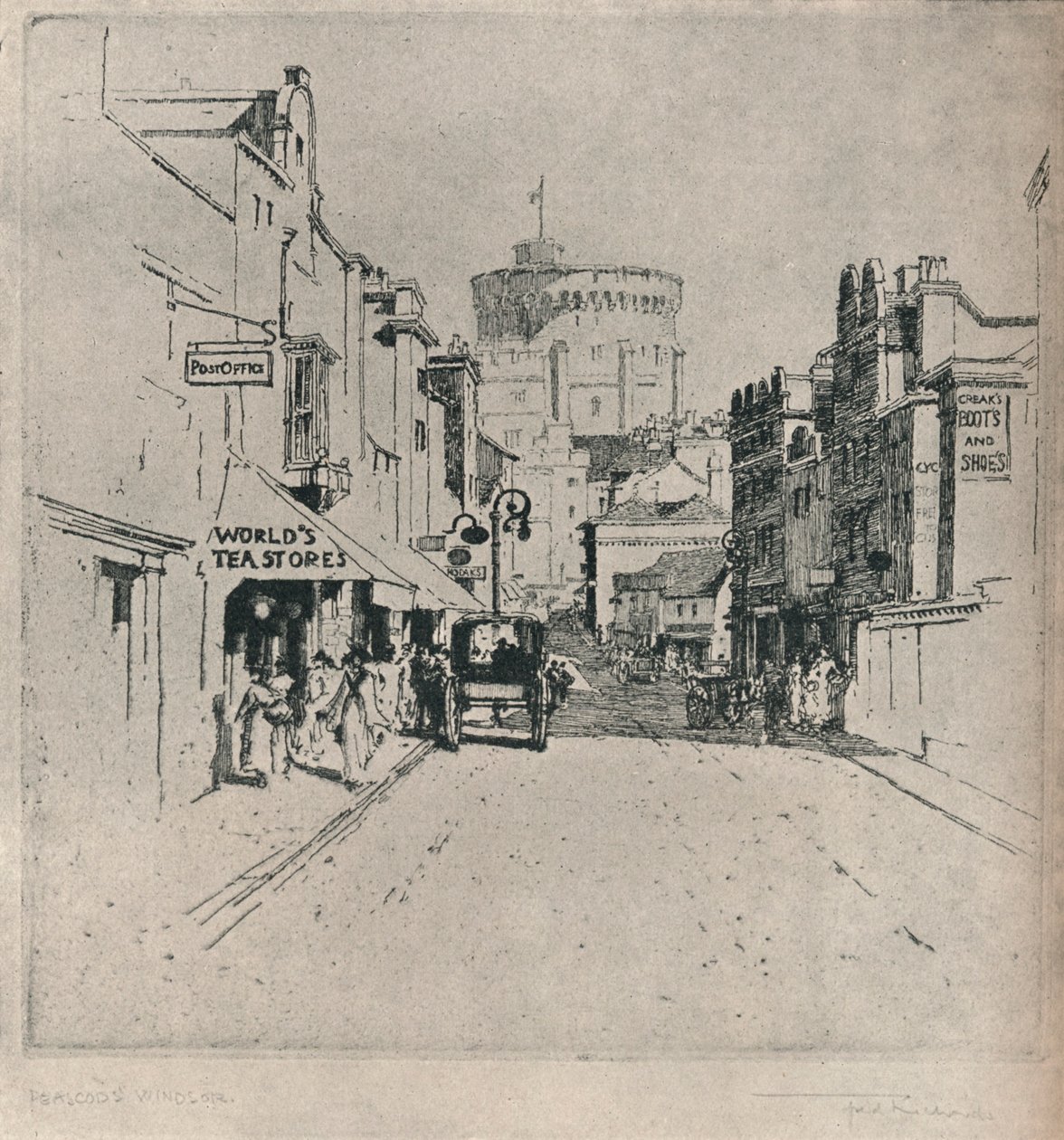 Peascod Street, Windsor da Frederick Charles Richards