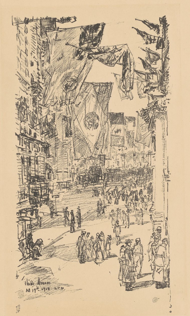 Viale degli Alleati da Frederick Childe Hassam