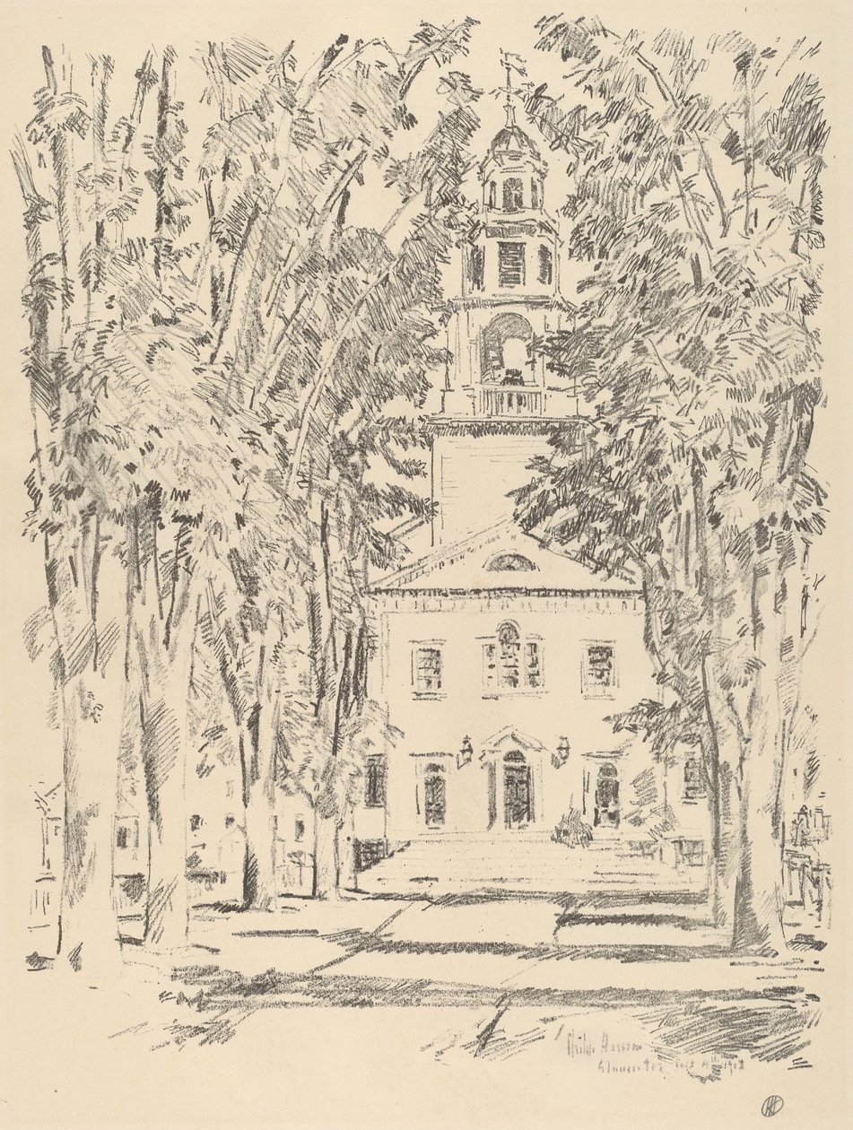 Chiesa coloniale, Gloucester da Frederick Childe Hassam