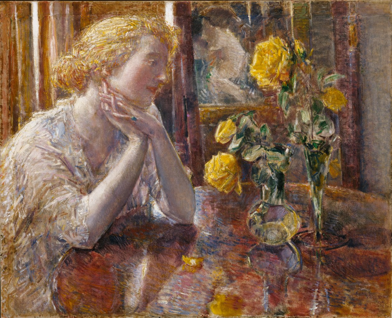 Rose Maréchal Niel, 1919 da Frederick Childe Hassam