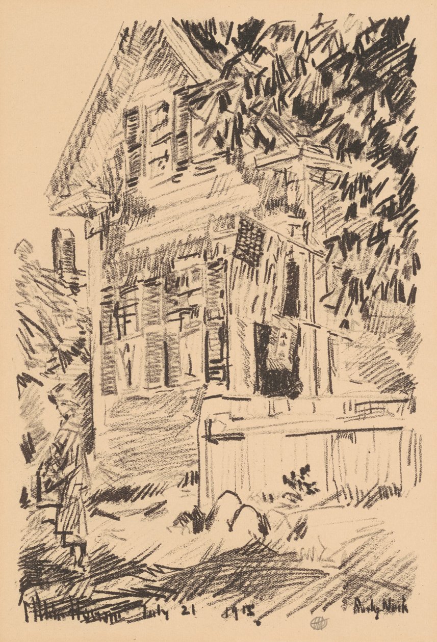 La bandiera di servizio da Frederick Childe Hassam