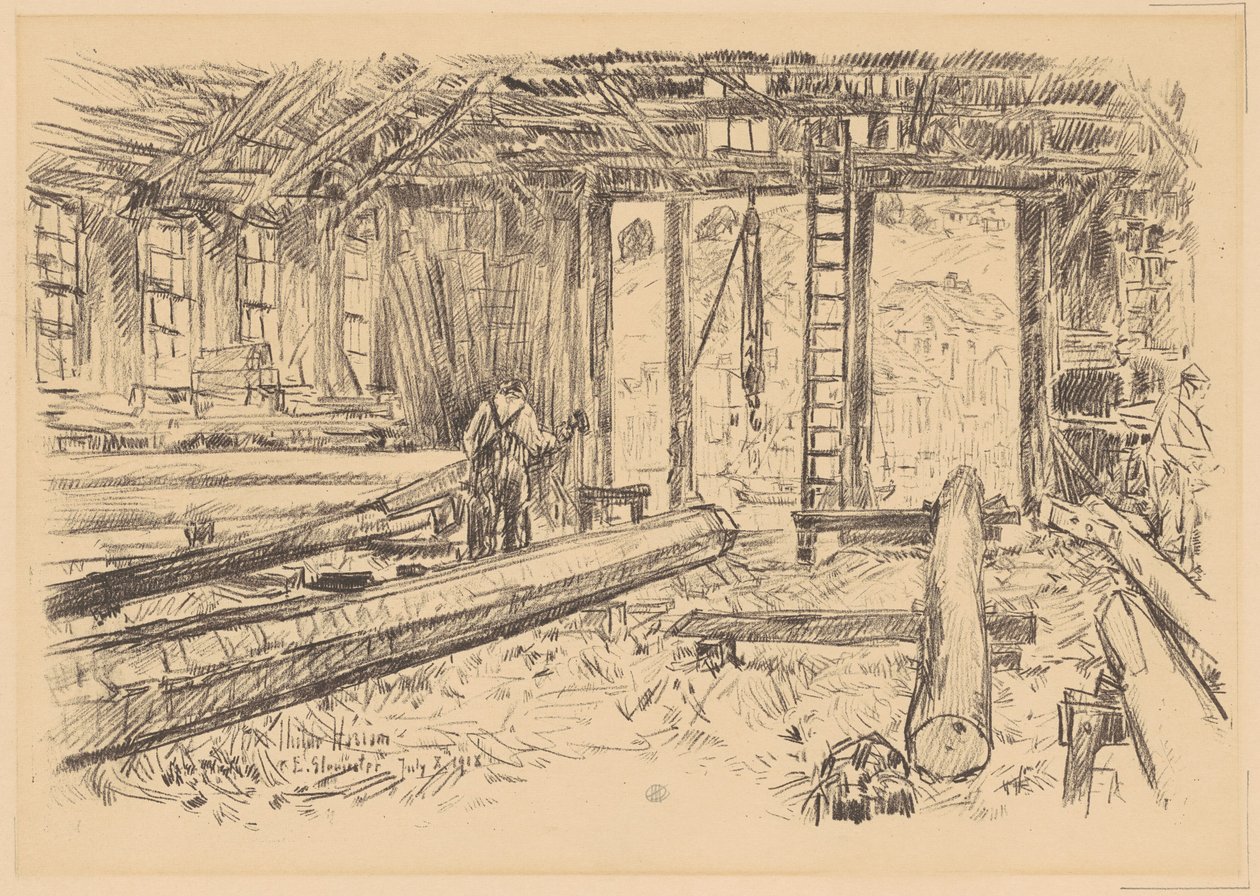 Il negozio Spar, Gloucester, 1918 da Frederick Childe Hassam