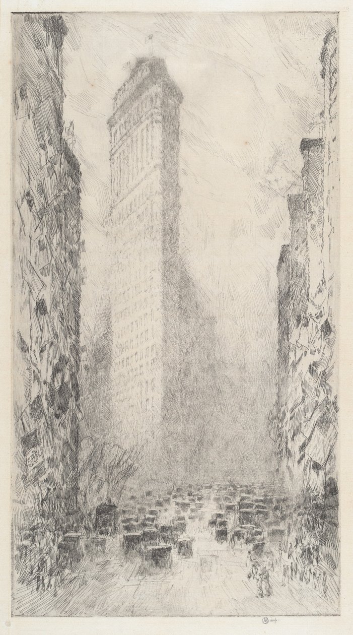 Il Compleanno di Washington - Fifth Avenue & 23rd Street, 1916 da Frederick Childe Hassam