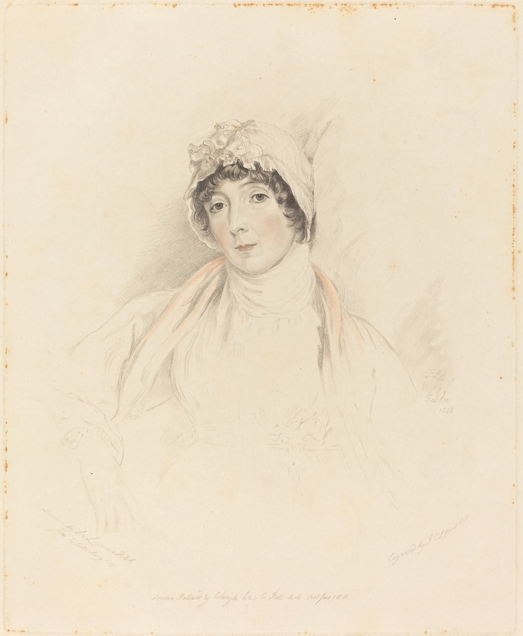 Lucy Lawrence da Frederick Christian Lewis I after Sir Thomas Lawrence