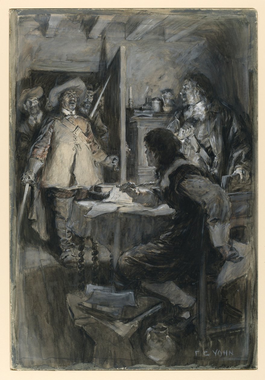 Arresto del maggiore Wildman da Frederick Coffay Yohn