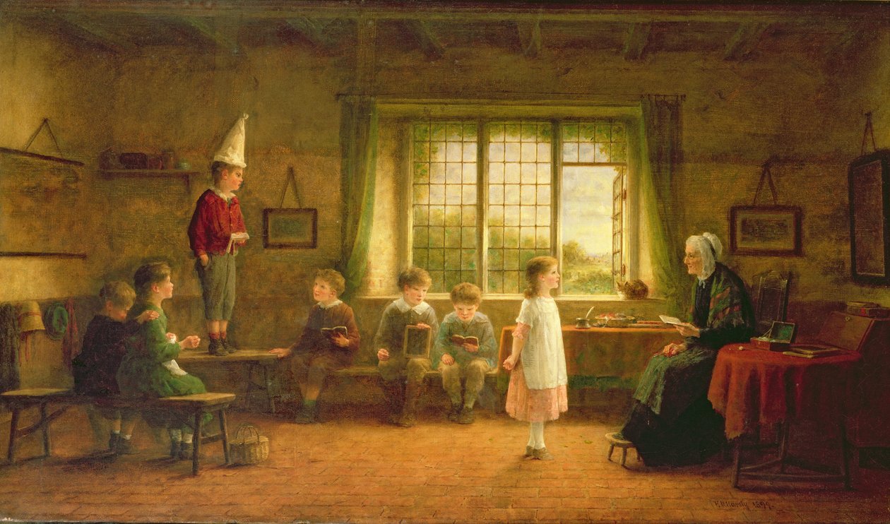 La scuola della signora, s. e d. 1899 da Frederick Daniel Hardy