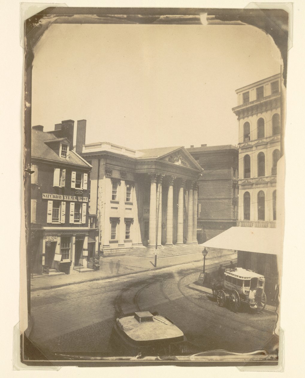 Prima Banca degli Stati Uniti, Filadelfia, 1859 da Frederick DeBourg Richards