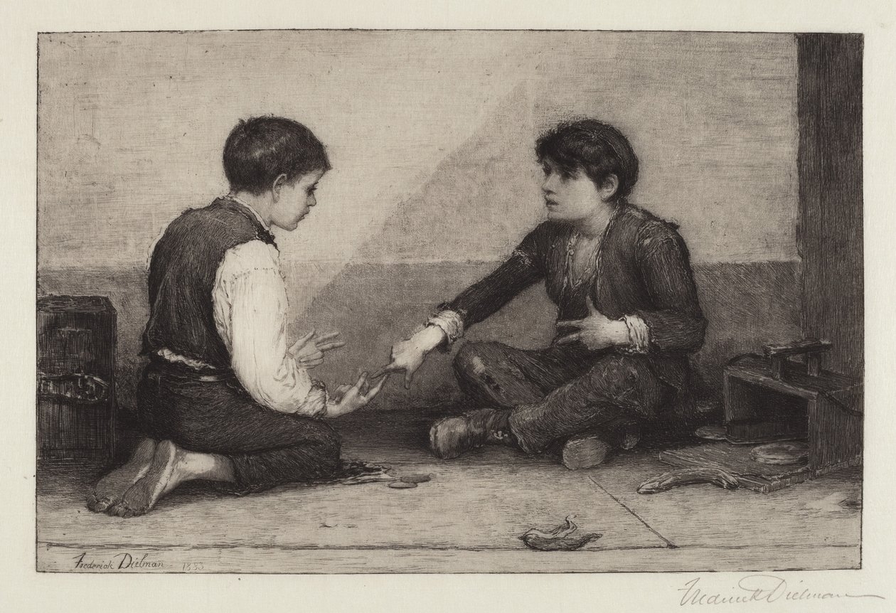 I giocatori di Mora da Frederick Dielman