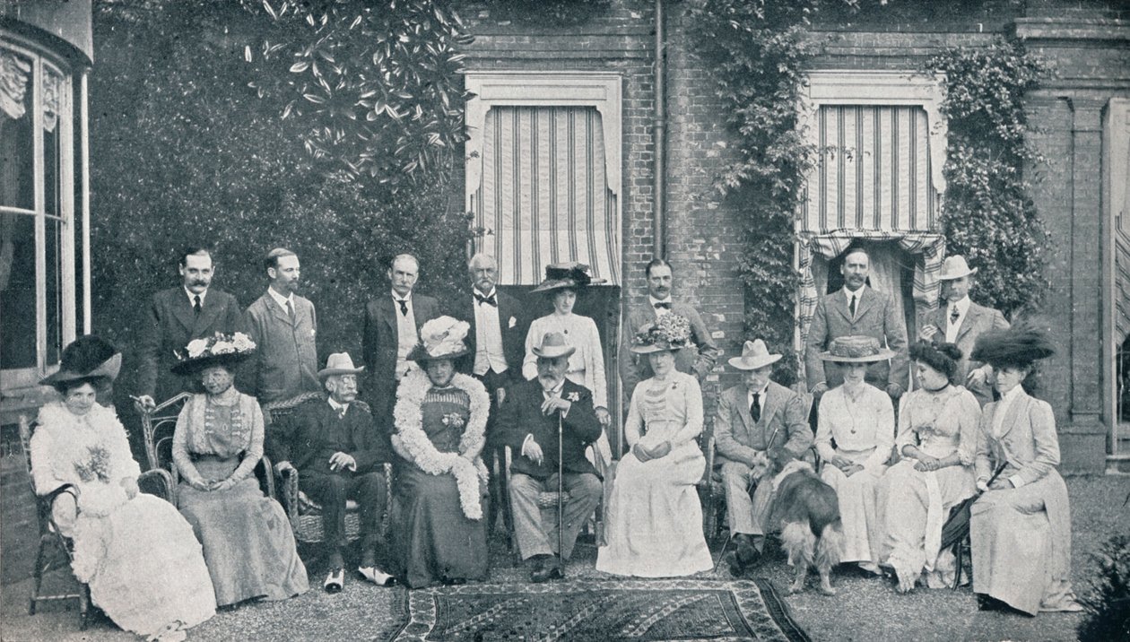 La festa reale a The Grove, Watford, residenza di Lord Clarendon, luglio 1909 da Frederick Downer and Sons